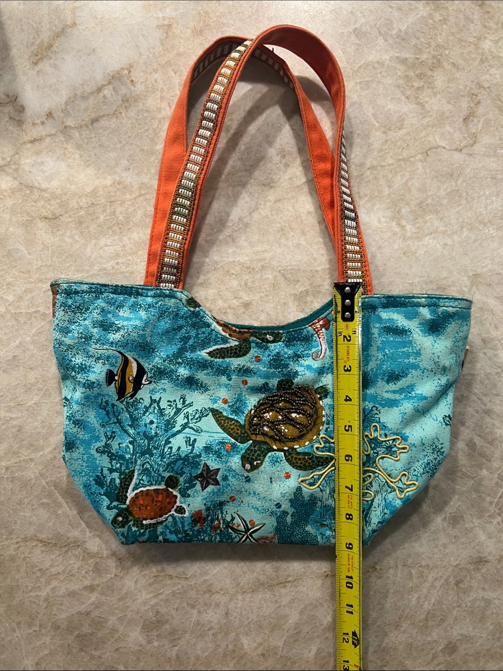 Paul Brent tropical canvas bag. Never used. - Picture 8 of 8